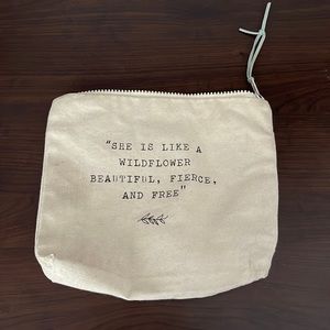 Inspirational Quote Zipper Pouch